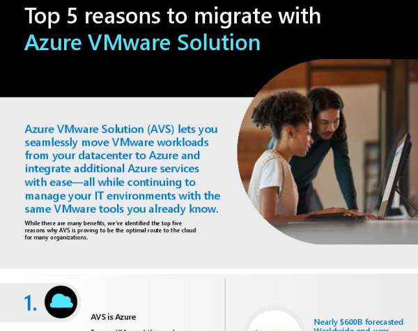 Top 5 reasons to migrate to Azure VMware Solution