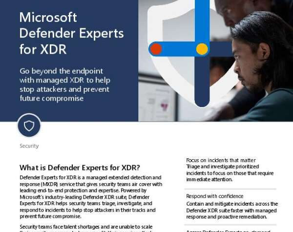 Microsoft Defender Experts for XDR