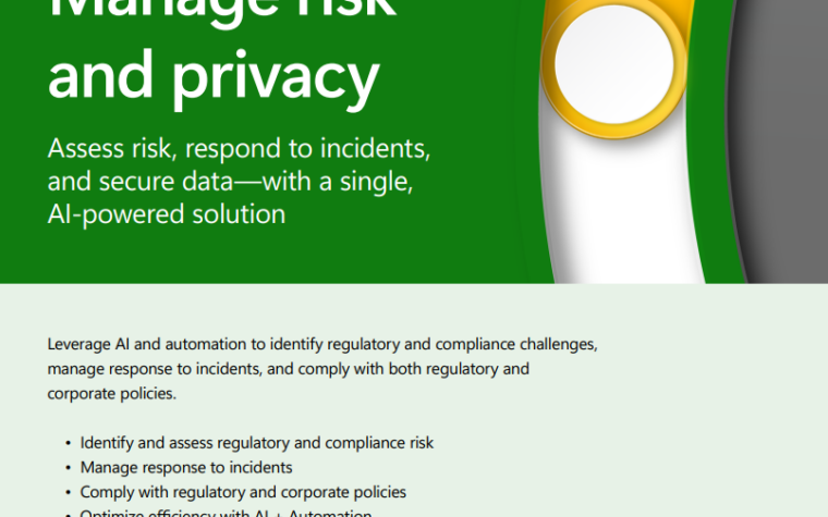 Manage Risk & Privacy